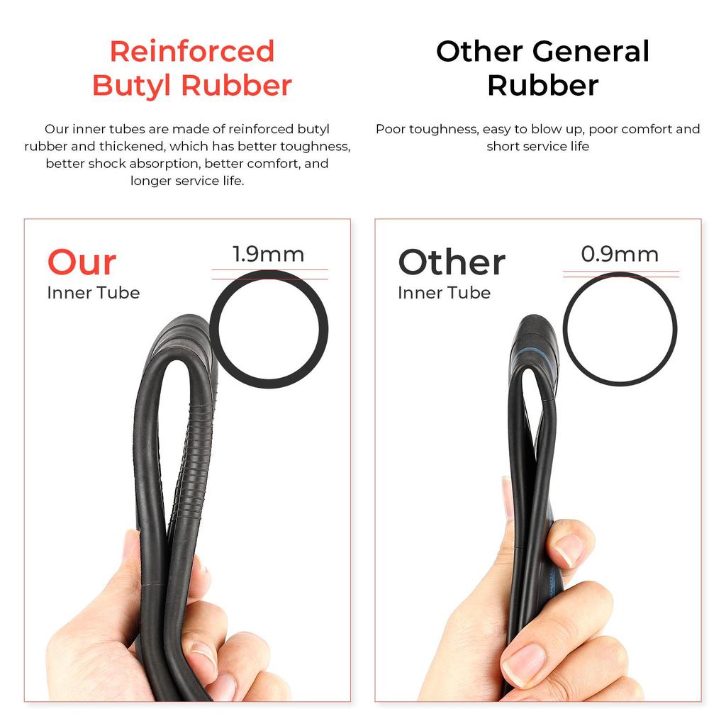 Ulip Reinforced 10*3/255*80 Inner Tube with Bent 90 degree for 255×80 90/65-6.5 80/65-6.5 Tires