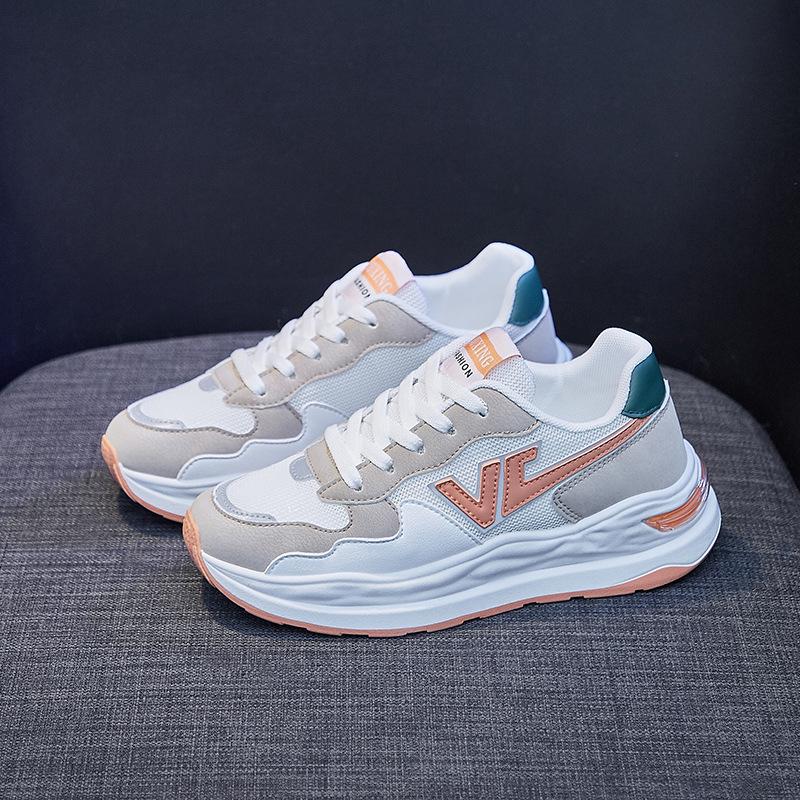 Белые туфли женские весна лето 2022 новые кроссовки на платформе женские повседневные спортивные кроссовки для бега теннисные туфли