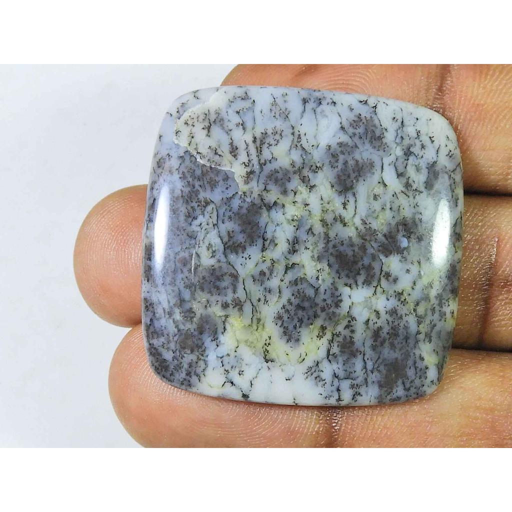 Натуральный дендрит опал восьмиугольной формы лечебный кристалл россыпью драгоценный камень 35X35MM SK1906-