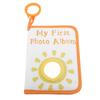 My First Photo Memory Book Soft Cloth Cute Pattern Baby Photo Album Tear Resist for Toddler