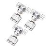 3pcs Soft Close Hinges Overlay Adjustable Face Frame Cabinet Hinges Furniture Door Hinges for Concealed Cupboards