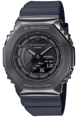 Часы Casio с металлическим корпусом серые G-Shock среднего размера GM-S2100B-8AJF женские