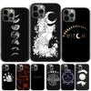 Чехол для телефона 'Ведьма Ведьмы Луна' для iPhone 17 Air 13 12 14 15 16 Чехол для Apple 14 15 16 Pro Max Plus Coque