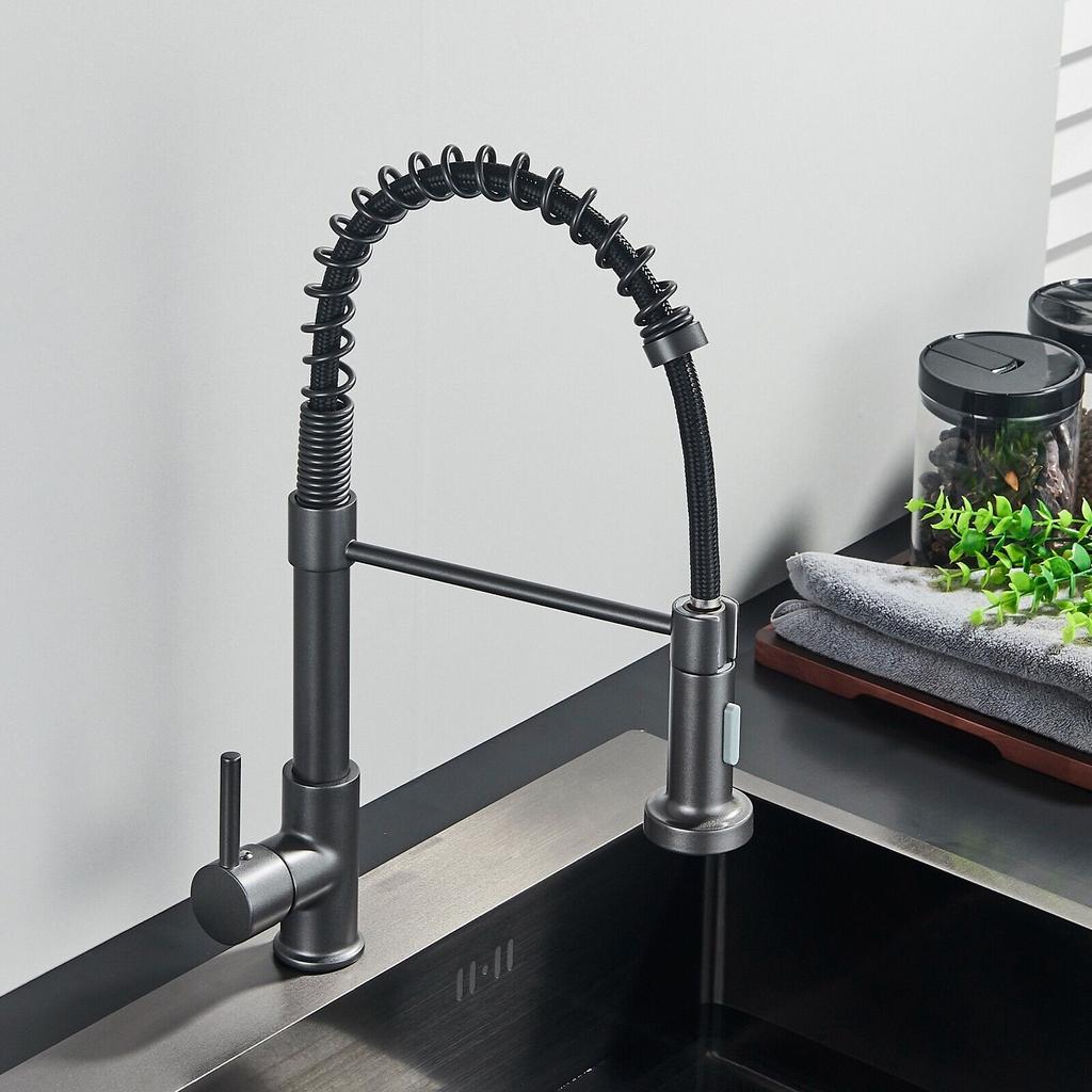 Выдвижной смеситель для кухни с распылителем, смеситель с одной ручкой