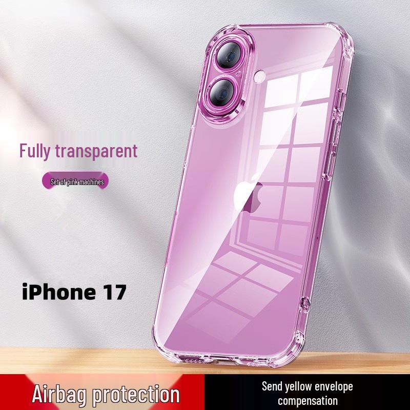 Прозрачный противоударный чехол-подушка безопасности для iPhone 12/13/14 Pro/15/16 Pro Max/17