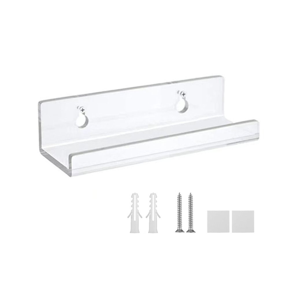 Прозрачный альбом-держатель для записей Дисплей Акриловая полка для журналов Плавающие полки для книг Гостиная