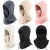 Winter Warmer Balaclava Windproof Ski Mask Caps Solid Color Beanies  Women Man