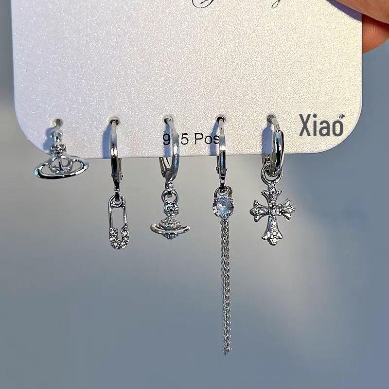 Серьги для девочек из стерлингового серебра S925 «Цветочный сезон 2025» — милый, нишевый набор на одну неделю