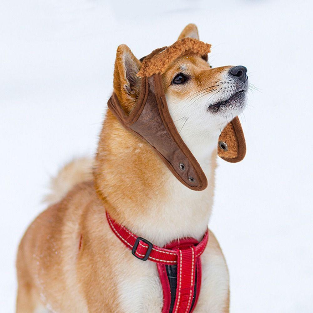 Ветрозащитная шапка для собак-пилотов, европейский стиль, костюм для косплея домашних животных, аксессуары для домашних животных, зимняя шапка для щенков, зима