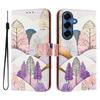 Роскошный кожаный чехол-книжка для Samsung Galaxy A37 A57 S26+ Чехол-книжка для Samsung S26 Plus 5G Coque Кошелек Сумки Чехлы с цветами