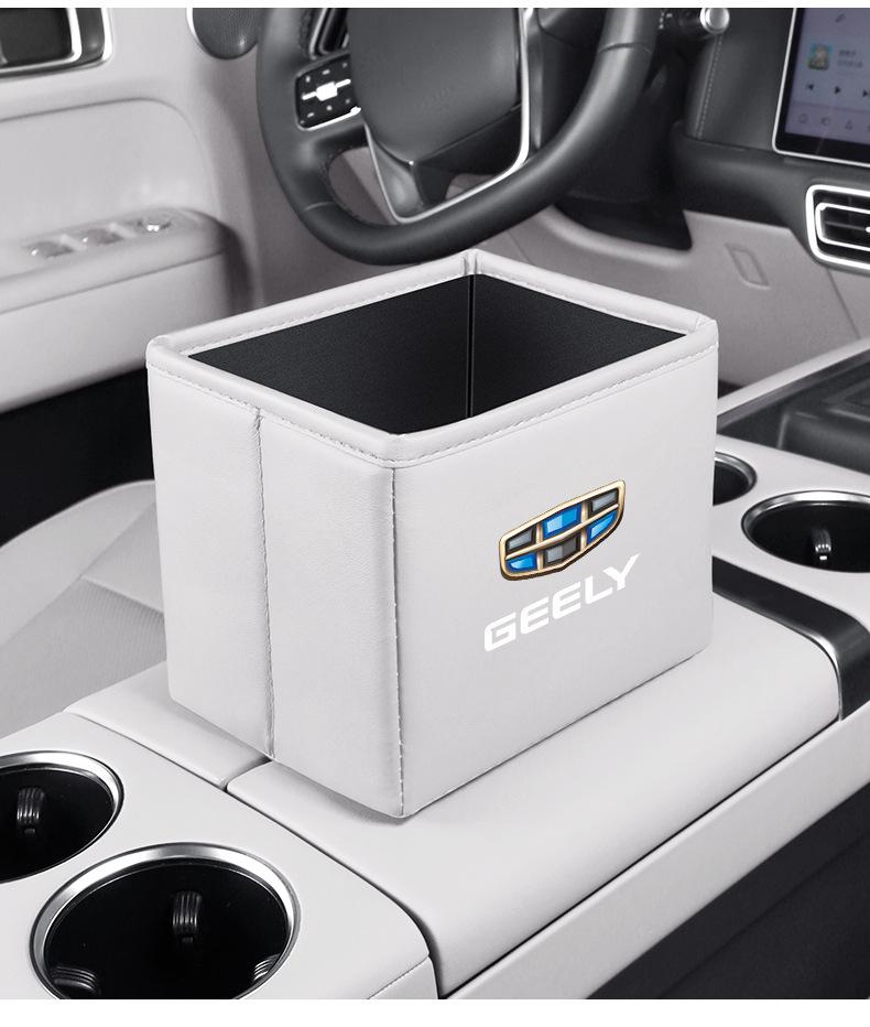 Geely Car Storage Box & Folding Trash Can for Xingyue L, Xingyuan Xingrui, and Dihao Boyue Pro