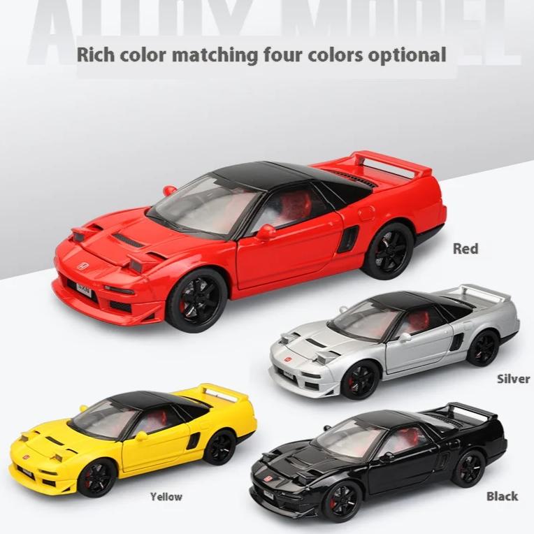 Модель автомобиля из сплава Honda NSX первого поколения в масштабе 1/32, симуляция, украшения спортивного автомобиля JDM, детские игрушки, подарок для мальчиков
