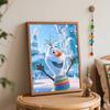 Disney Frozen Olaf oil painting art set handmade diy gift home decoration