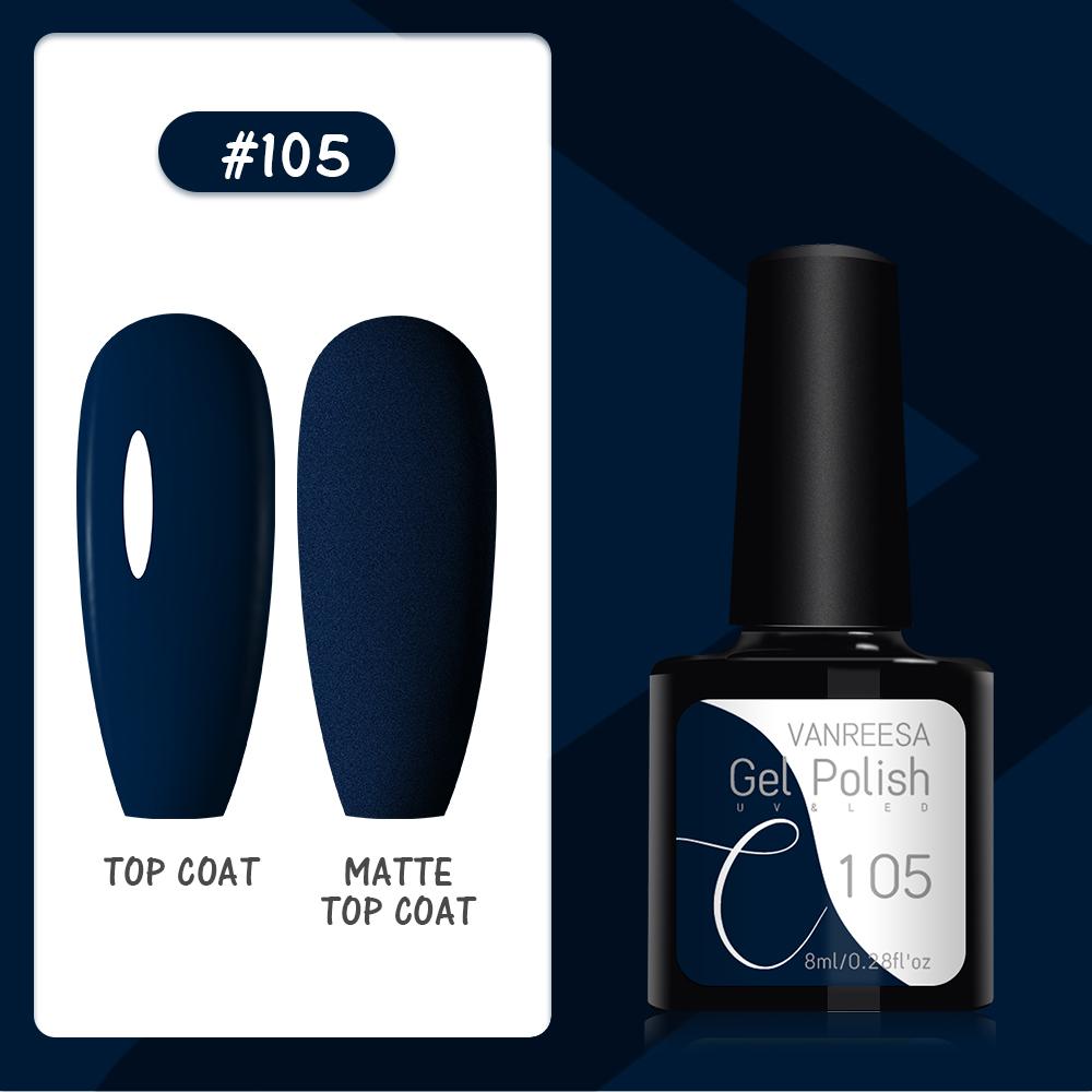 VANREESA Набор гелей для ногтей 111 цветов Гель-лак для ногтей Soak Off Базовое покрытие Верхнее покрытие Маникюр для ногтей УФ-светодиодный полуперманентный лак Стойкий гель для дизайна ногтей