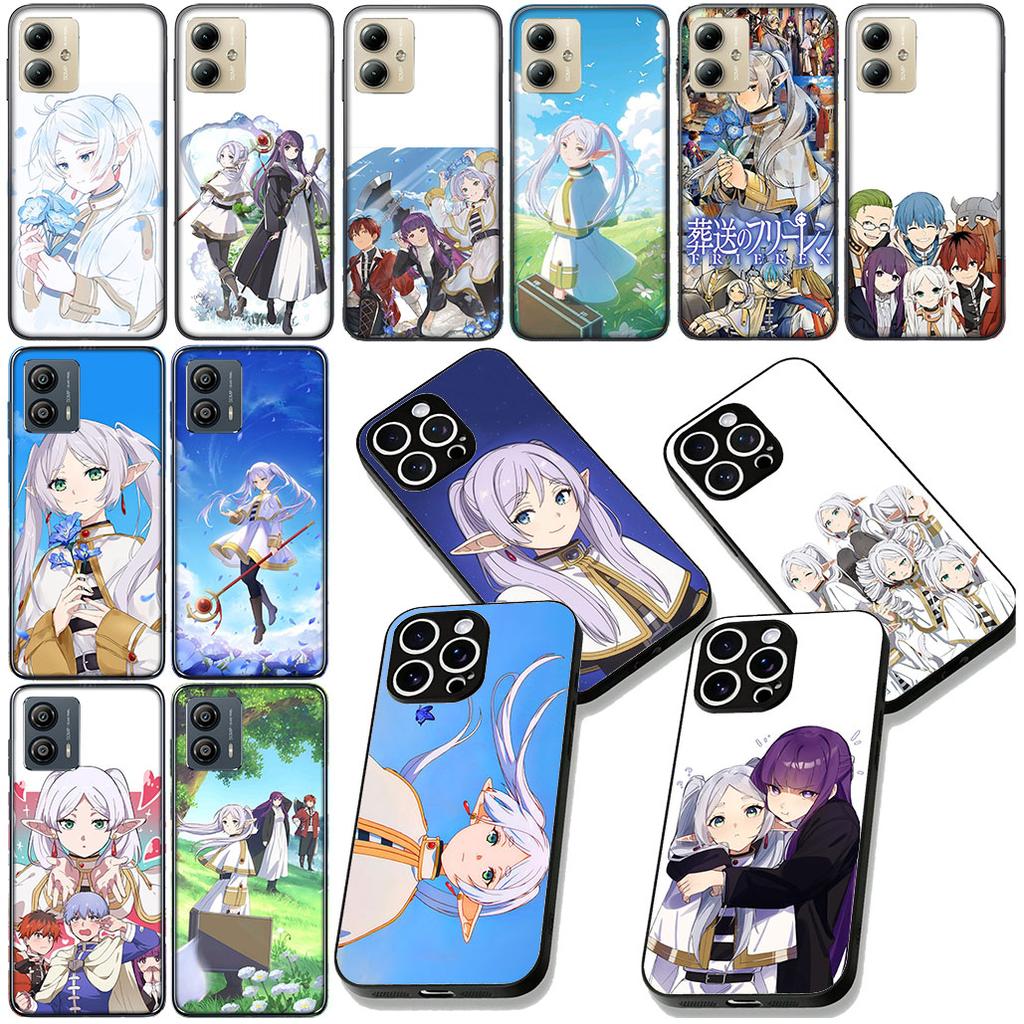 Frieren Beyond Journey's End Fren Phone Case for Motorola Moto E13 E20 E32 E22 E14 E15 G32 G60 G72 G7 G8 G82 G9 Plus Power Cover