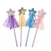 Beautiful Angel Fairy Wand with Star for Children's Birthday Photography and Performances
