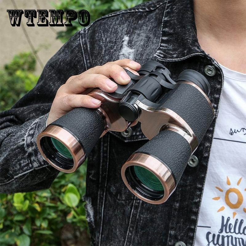 Мощный бинокль 20x50 HD, складной телескоп дальнего действия 1000 м BAK4, оптика FMC для охоты, спорта, отдыха на природе, кемпинга, путешествий