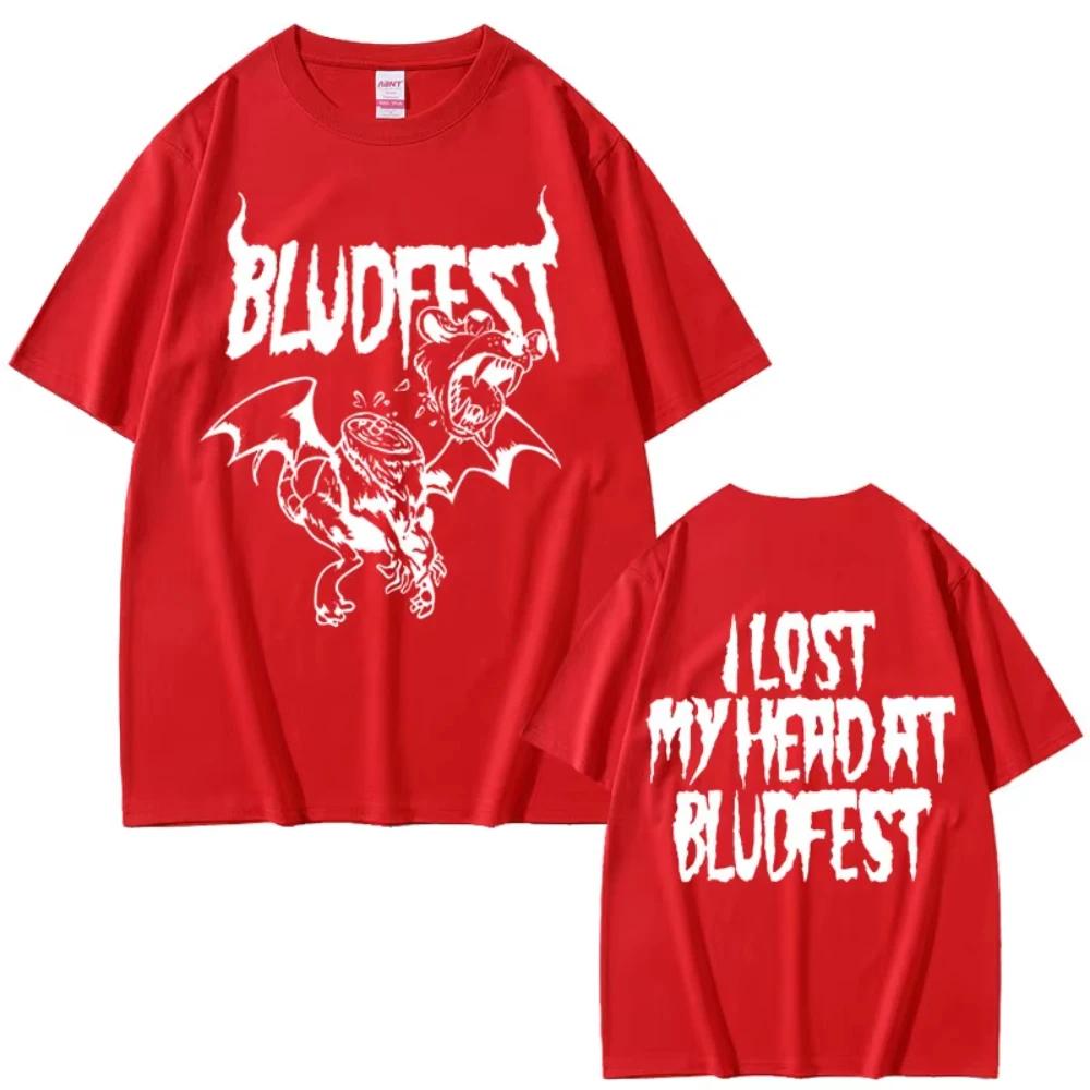 Певец Yungblud Bludfest 2025 Мерч Футболки Мужские Женские Мода Рок Футболки с коротким рукавом Мужские Повседневные футболки