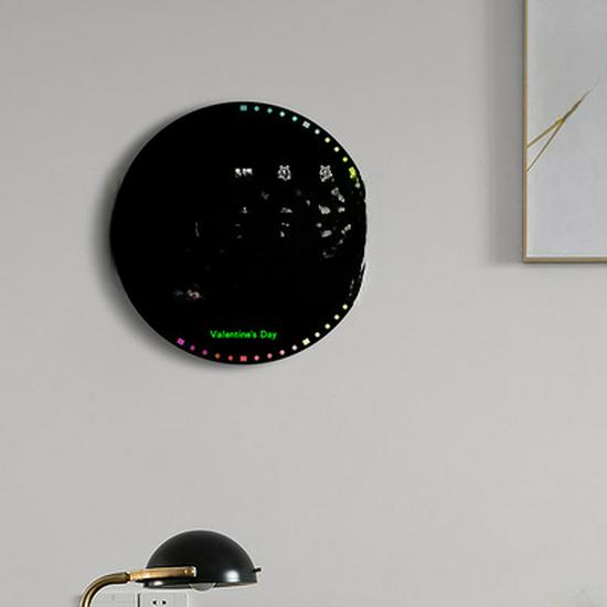 Светодиодный будильник: Большой экран, многофункциональный зеркальный дисплей, модель 3618LP