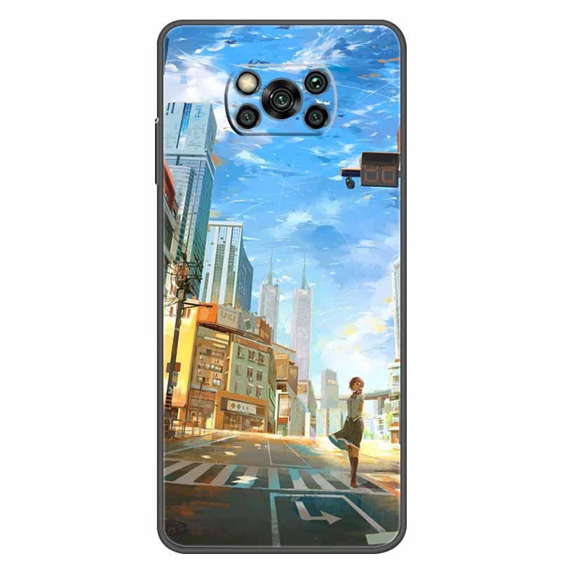 Чехол для Poco X3 Pro X3 NFC Модный Мягкий Силиконовый ТПУ Задняя Крышка Для Xiaomi Poco X3 NFC Чехол Ударопрочный Coque PocoX3 X 3 X3Pro