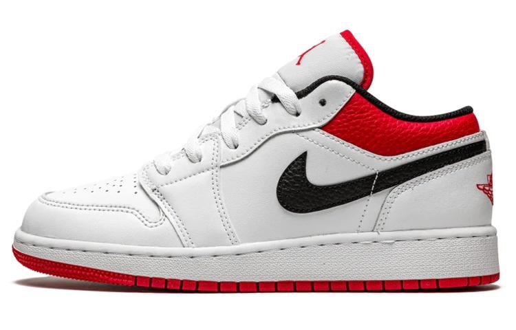 Jordan Air Jordan 1 Low 'Chicago' Low top Vintage Basketball Shoes Men's White Red 553558-118