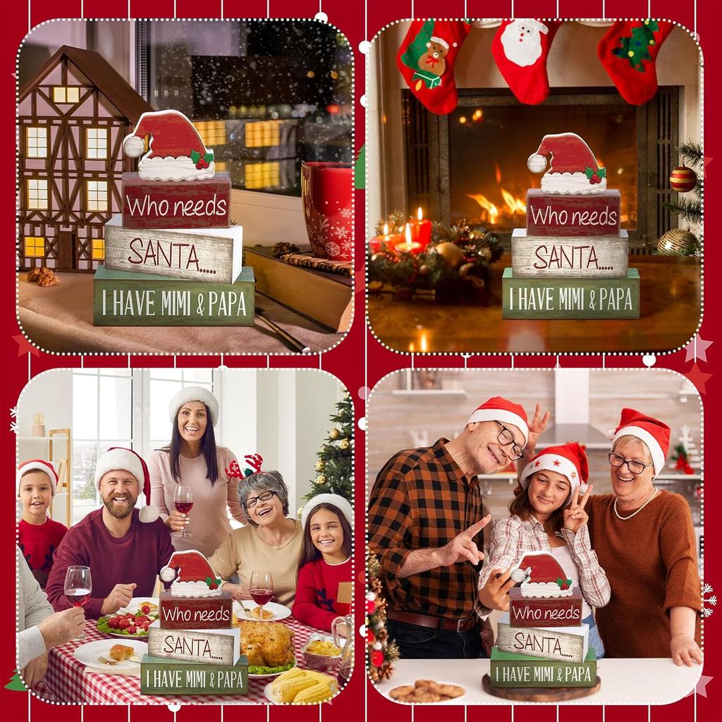 4Pcs Football Table Decorations Football Tiered Tray Decor Sport Game Centerpiece Sign Decorative Rugby Stack Block Gift for Fans Club Tailgate