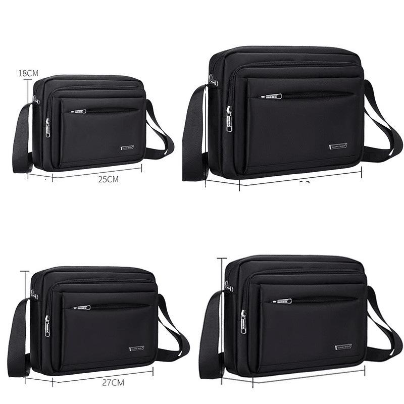 Men's Waterproof Korean Style Oxford Cloth Crossbody Shoulder Bag - Business Casual Small Backpack
