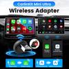 Мини-адаптер CarlinKit Mini Ultra 3 для беспроводного Android Auto и CarPlay, WiFi 2,4 ГГц и 5 ГГц, BLE, Автоматическое подключение, Обновление OTA, Мини-смарт-бокс для автомобиля