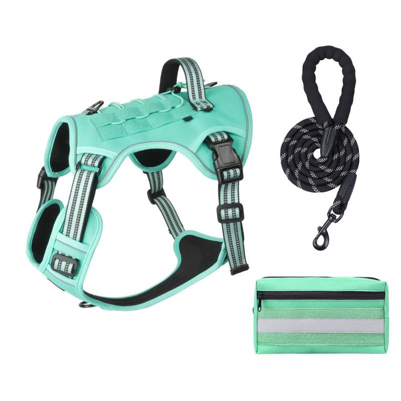 Heavy Duty Dog Chest Harness With Adjustable Straps Large Breeds Outdoor Training Walking Safety