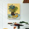 Flowers In Van Gogh's Vase Canvas Posters On the Wall Prints In the Living Room Pop Art Home Decoration