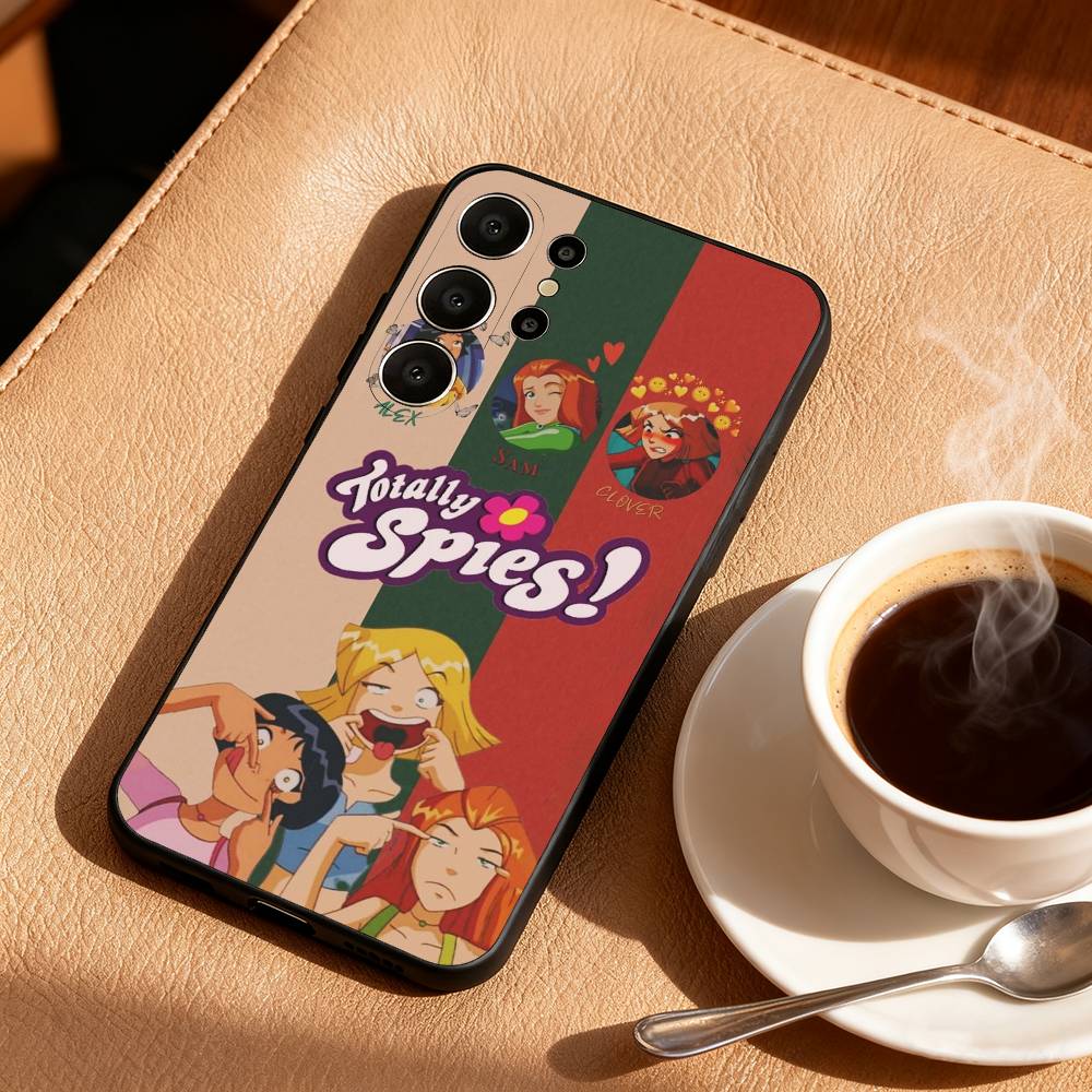1PC T-Totally S-Spies Phone Case For Samsung S26,S25,24,23,22,30,21,10,9,Ultra,Plus,Lite,FE Soft Black Case