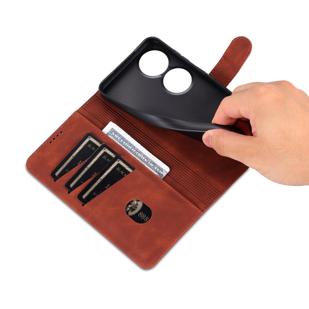 AZNS Чехол-кошелек из ПУ кожи для Honor Play 60 5G