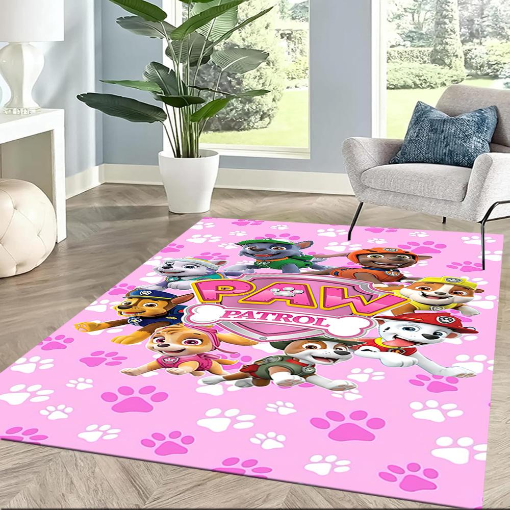 Paw Patrol Pups Adventure Square rugs are a great choice for living rooms, bedrooms, home décor, and as gifts.