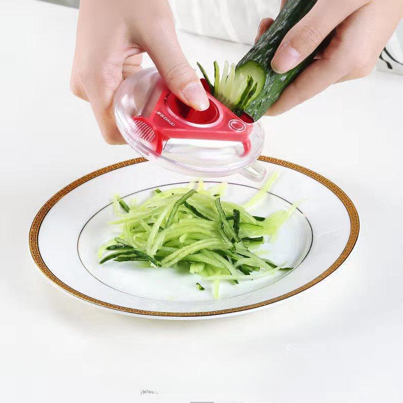 3 In 1 Magic Trio Peeler Set Slicer Shredder Peeler Julienne Cutter Multi Peel Blade Zesters Grater Kitchen Tool Accessories