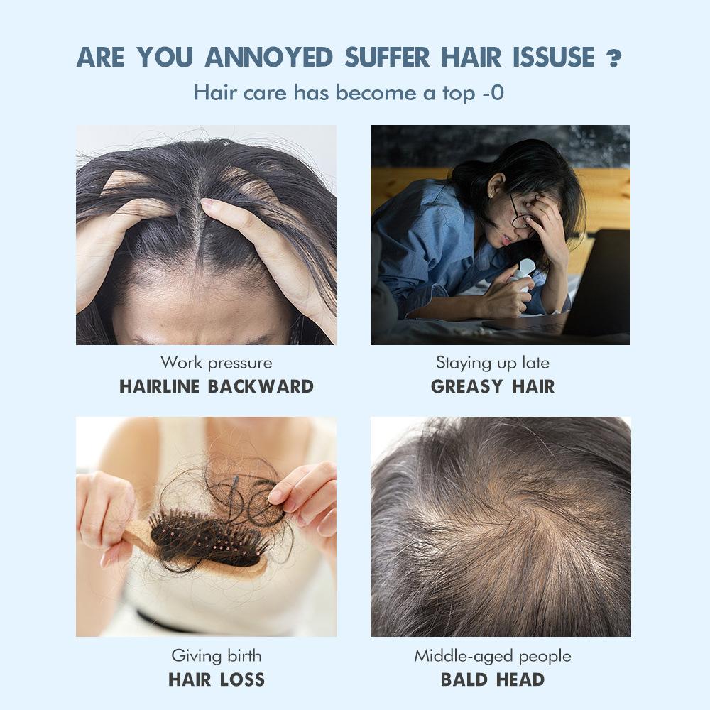 Electric EMS Micro-current Massager High Frequency Vibration Massage Comb