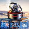 Solar Car Air Freshener Dashboard Fragrance Automatic Rotation Galactic Planets Essential Oil Diffuser Auto Ornaments