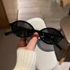Fashion Korean Sweet Cool Spicy Girl Sunglasses for Women Men Retro Oval Fashion Eyewear