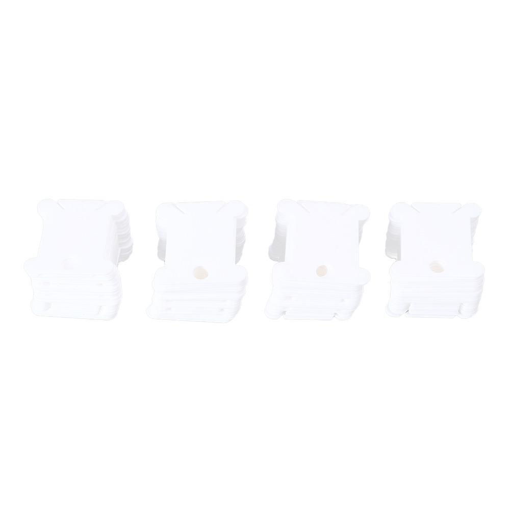 300pcs Sorting Storage Function Floss Bobbins White Embroidery Floss Cards For Cross Stitch