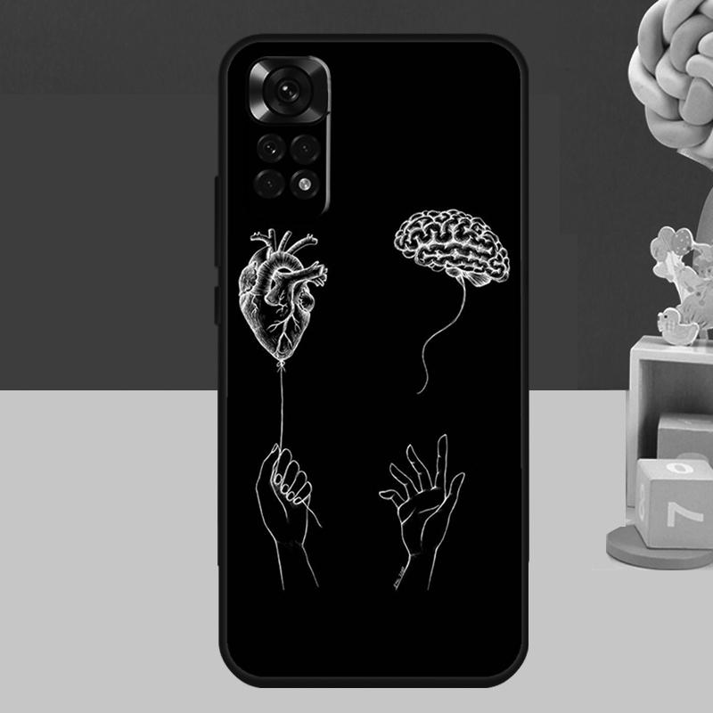 Медицинский Человеческие Органы Мозг Чехол Для Xiaomi Redmi Note 14 13 12 11 10 15 Pro Plus Redmi 15 C 10C 12C 13C 14C Мягкий Чехол