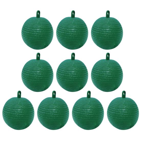 Набор из 10 водонепроницаемых подвесных ловушек для насекомых от грибных комариков и плодовых мушек - Сильный клей, Зеленый и Желтый