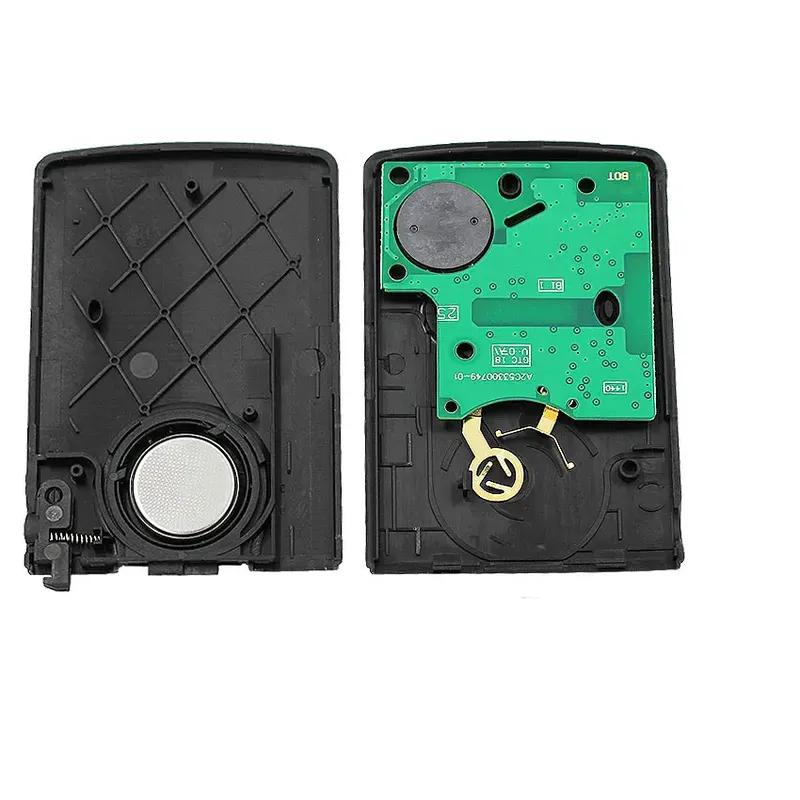 Смарт-карта Ключ от машины 4 кнопки PCF7945/PCF7953 Чип 4A 433 МГц для Renault Clio 4 Captur Пассивный Бесключевой Доступ Дистанционный HandsFree