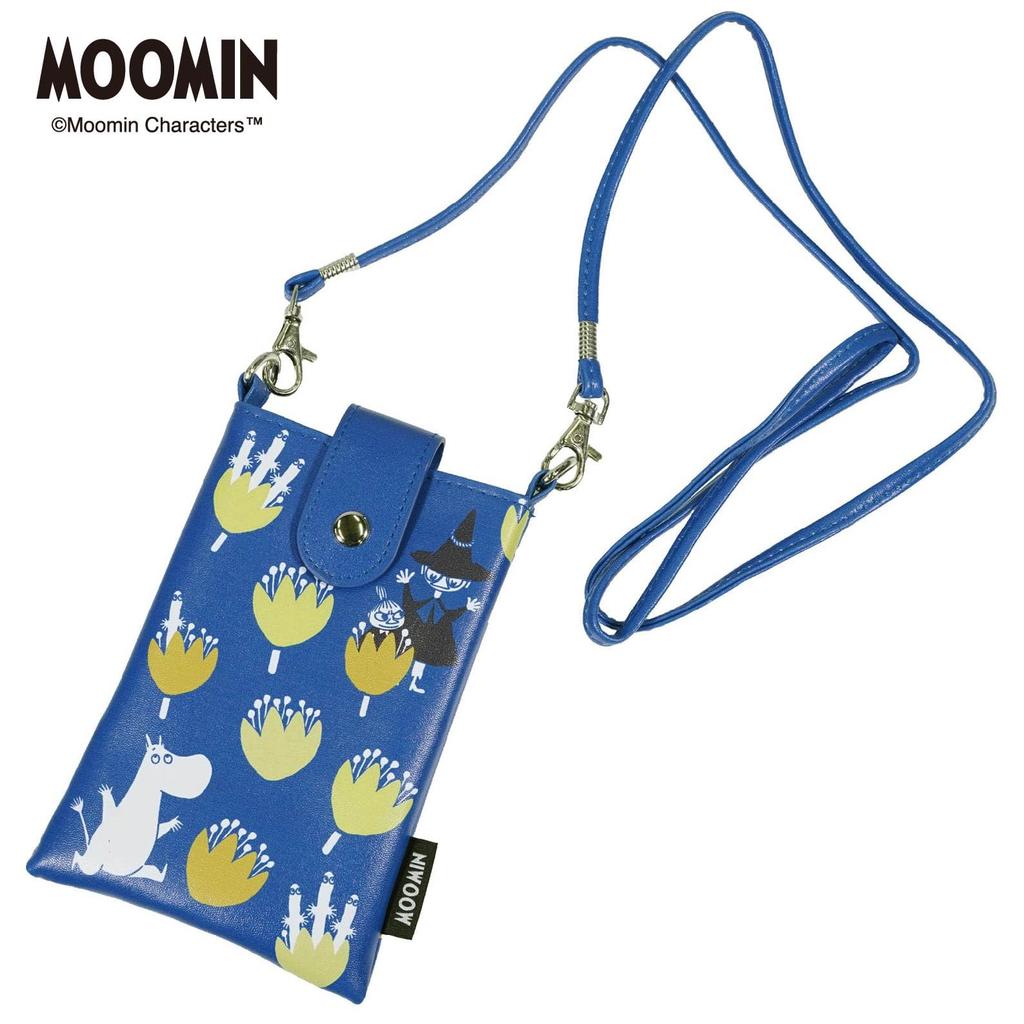 MOOMIN Smartphone Pouch Shoulder Bag Snufkin Blue