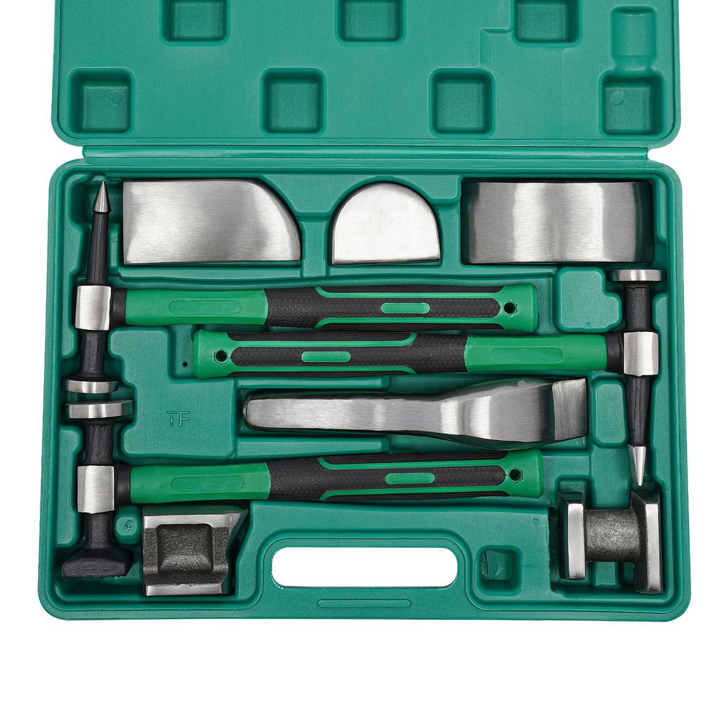 9Pcs Car Dent Repair Kit Auto Body Repair Tool Kit Suitable for Repairing Car Dents Door Dings