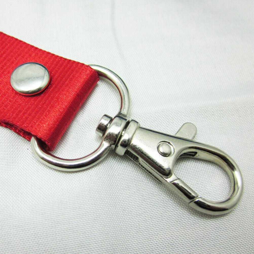 Neck Strap Lanyard Safety Breakaway For Id Name Badge Holder Keys Metal Clip