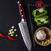 Grandsharp 7-дюймовый нож шеф-повара Santoku Дамасская сталь 67 слоев VG10 Кухонный нож из японской стали