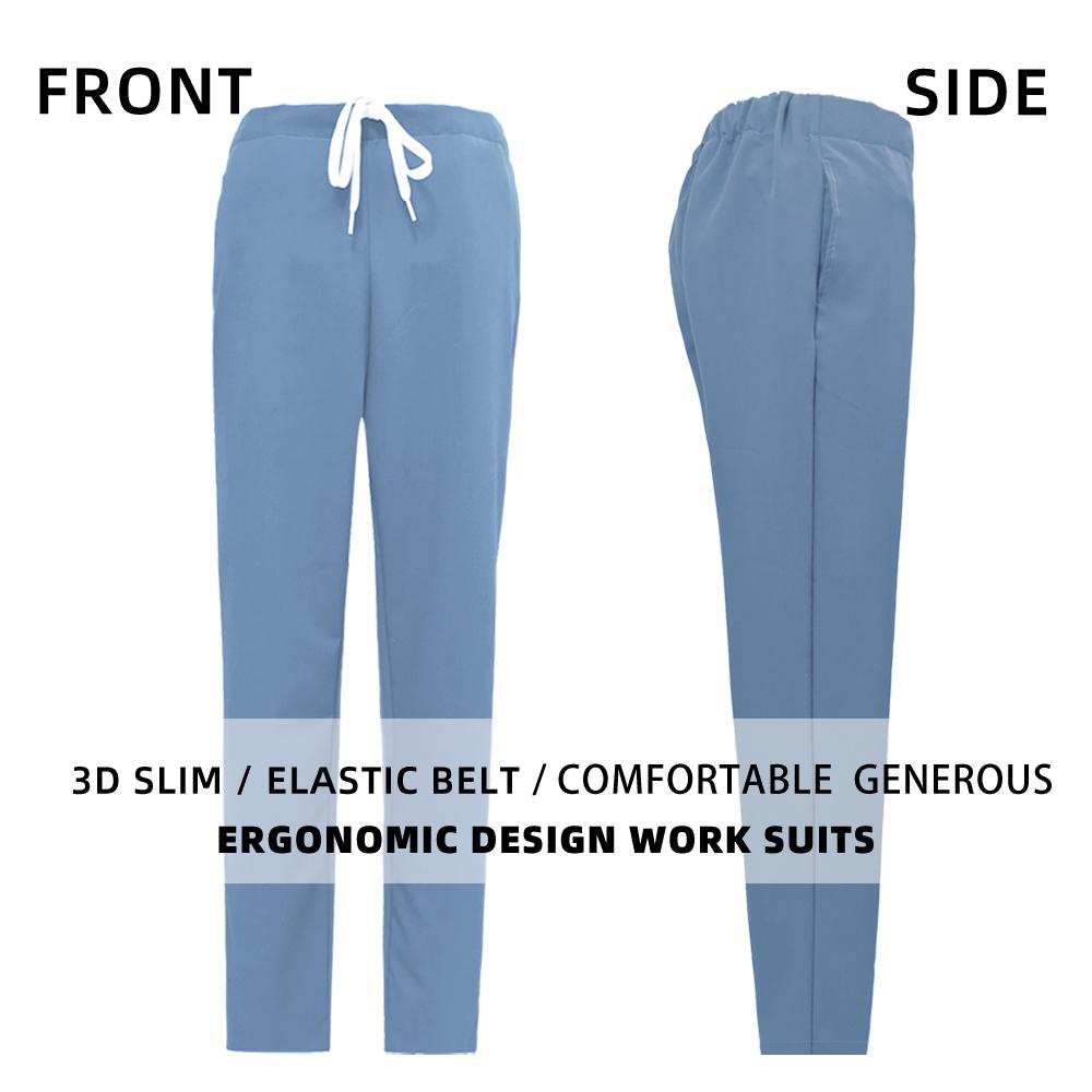 Women Men Hospital Working Scrubs Set Operating Room Scrubs Medical Uniform Medical Supplies Workwear Dental Surgery Nurse Suits