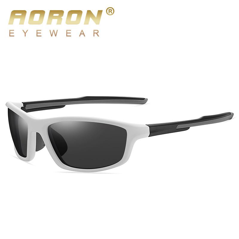 aoron Fashion Design Polarized Sunglasses Outdoor Classic Black Cycling Glasses for Men Women Running Sport Sun Glasses