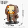 MOOXI Серия Моделей BrickHeadsed Набор MOC Кирпичи Модель Фигурки Действия Взрослые Конструкторы Детские Образовательные Игрушки Для Детей Подарок