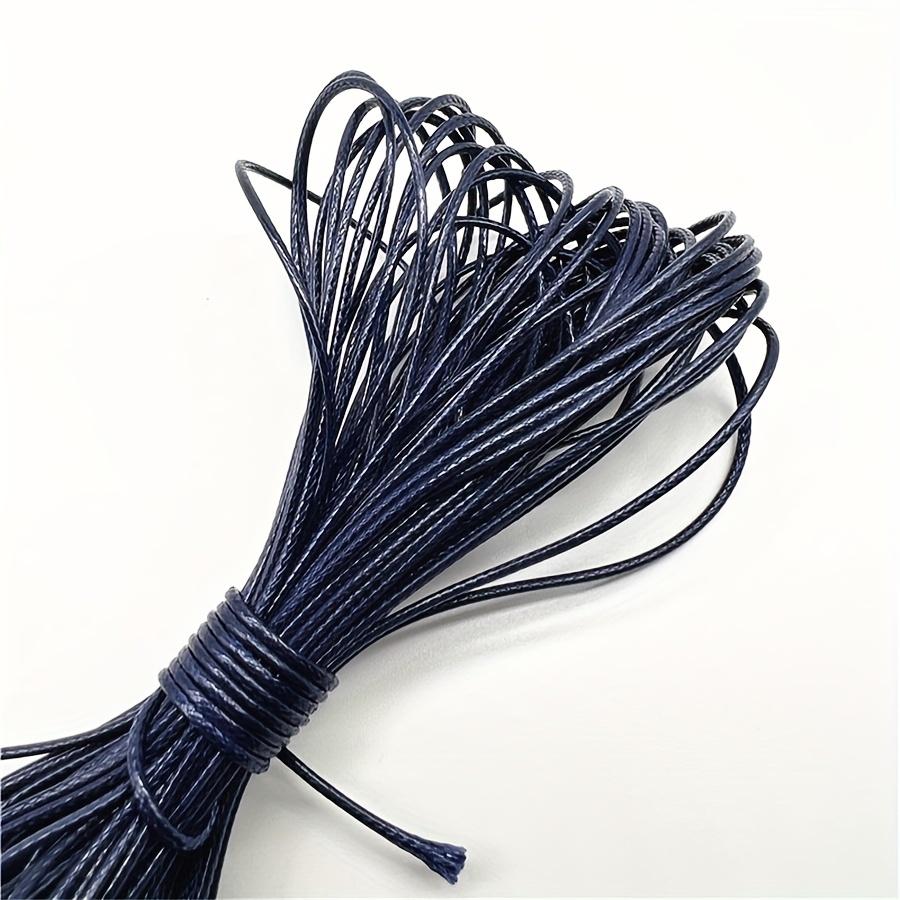 1 Pc PU Leather Waxed Cord, Non Elastic, 0.5mm 0.8mm 1mm 1.5mm 2mm, 5yd or 10yd, for Jewelry Bracelets Keychains and Beading