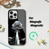 Чехол для телефона N-NieR Automata 2B для iPhone 17,16,15,14,13,12,11,Plus,Pro,Max,Mini Магнитная беспроводная зарядка Magsafe